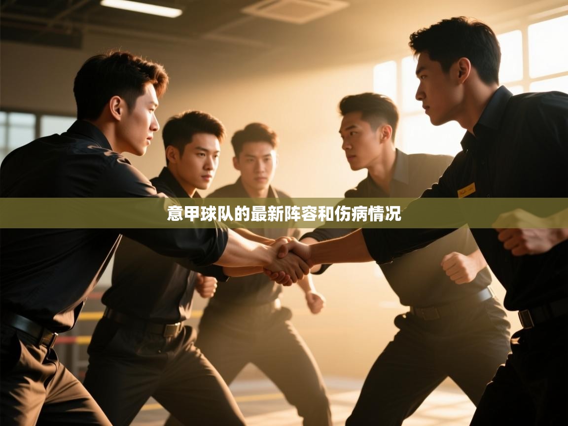 开云体育苹果版下载-意甲球队的最新阵容和伤病情况 第1张